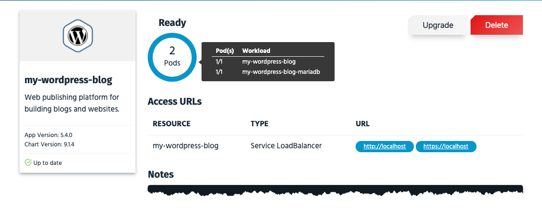 WordPress deployment