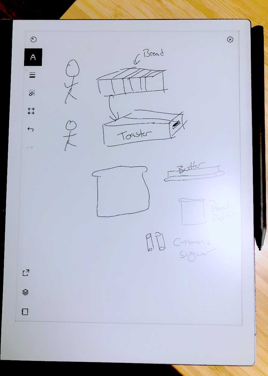 Digital Drawing Toast